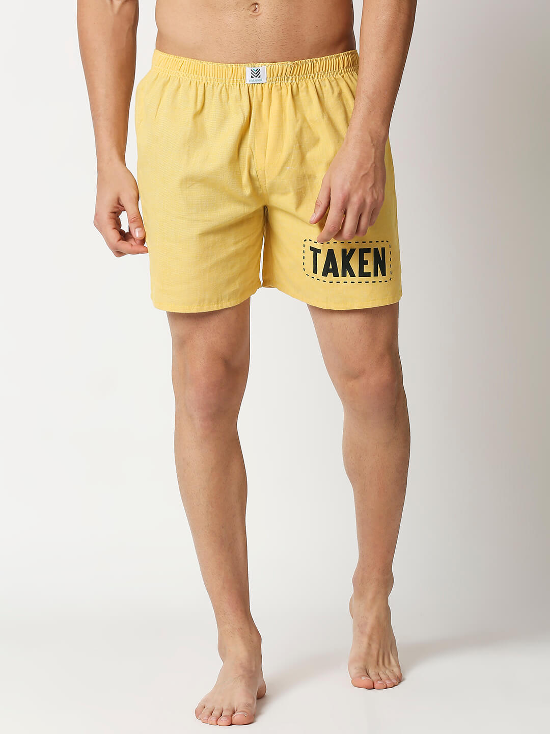 The Manaca Printed Taken Boxer - Yellow