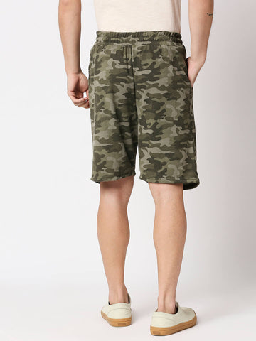 Relaxfit Casual Shorts - Miliatry Grey