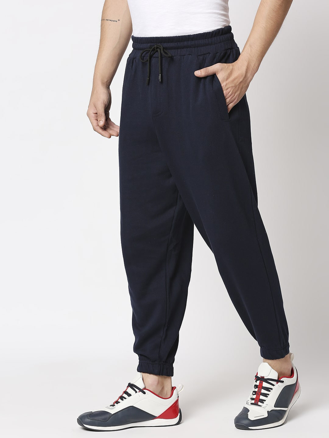 Relaxed Fit Casual Joggers - Black