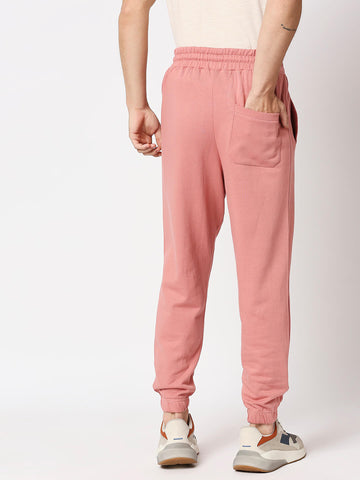 Relaxed Fit Casual Joggers - Baby Pink