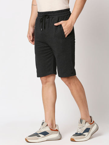 Relax Fit  Casual Shorts - Black