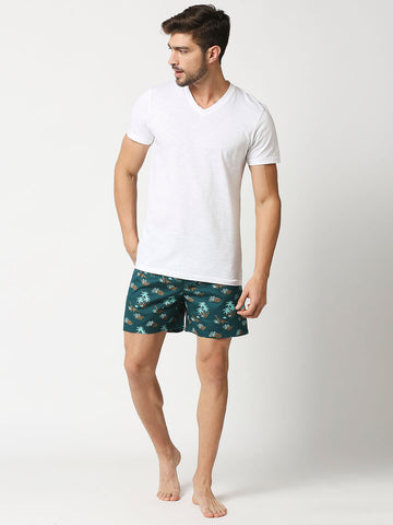 The Manaca Men V- neck T-shirt - White