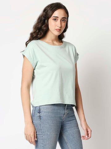 The Manaca Boxy Top - Green