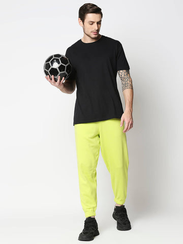 Relaxed Fit Casual Joggers - Flurocent